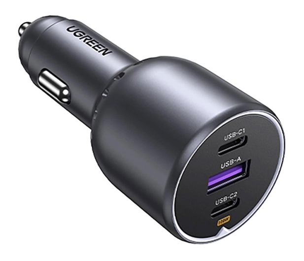 UGREEN Ładowarka samochodowa EC705 USB + 2x USB-C 130W +kabel 1m 5A - 1489192 - zdjęcie 3